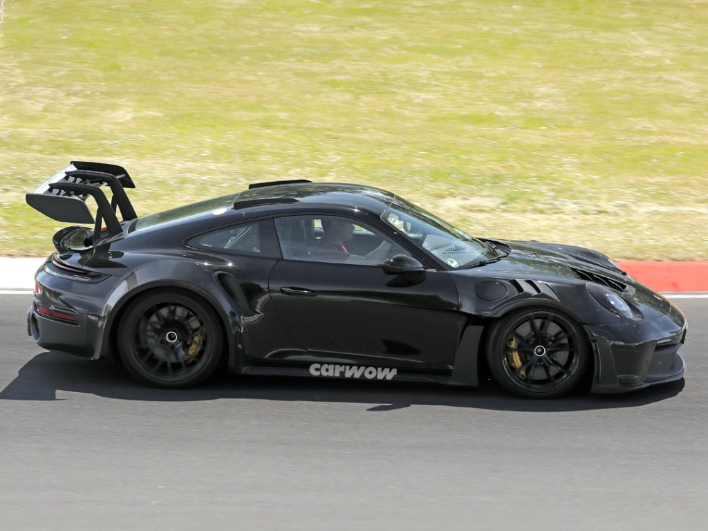 Porsche 992 GT2 RS Spotted Testing On The Nurburgring