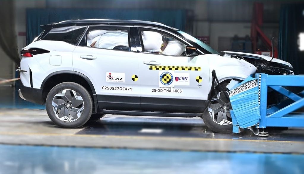 Tata Harrier EV Achieves 5-Star Bharat NCAP Safety Rating [Video]