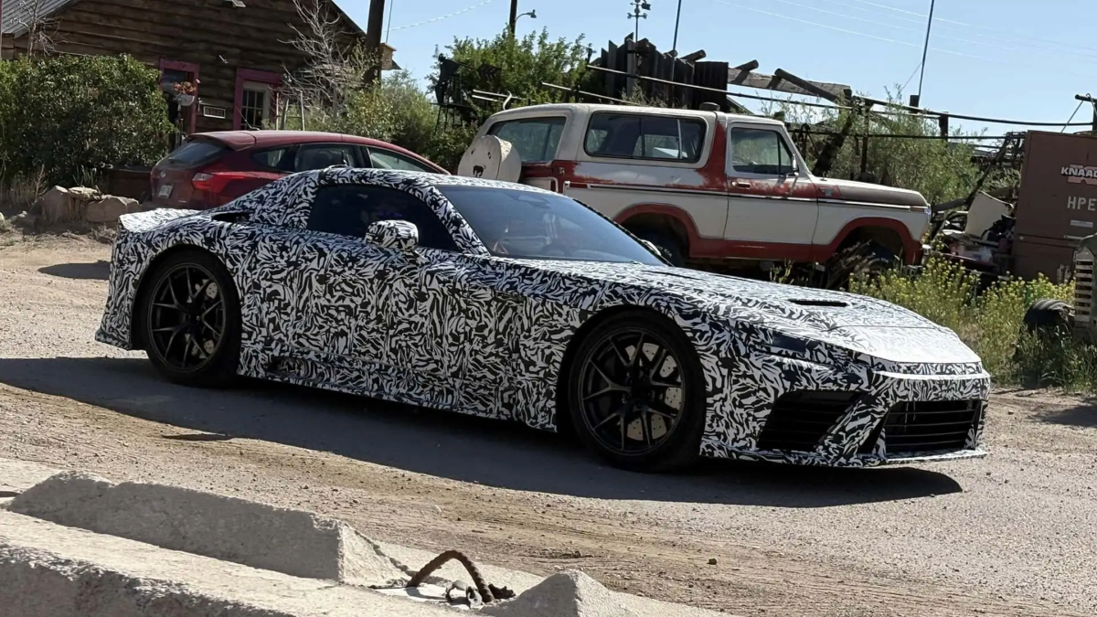 Lexus LFR Spotted Testing Abroad