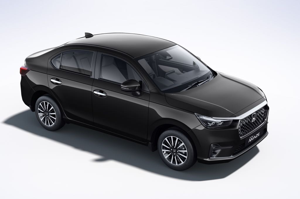 Honda Amaze Gets New Crystal Black Pearl Colour, Prices Revised