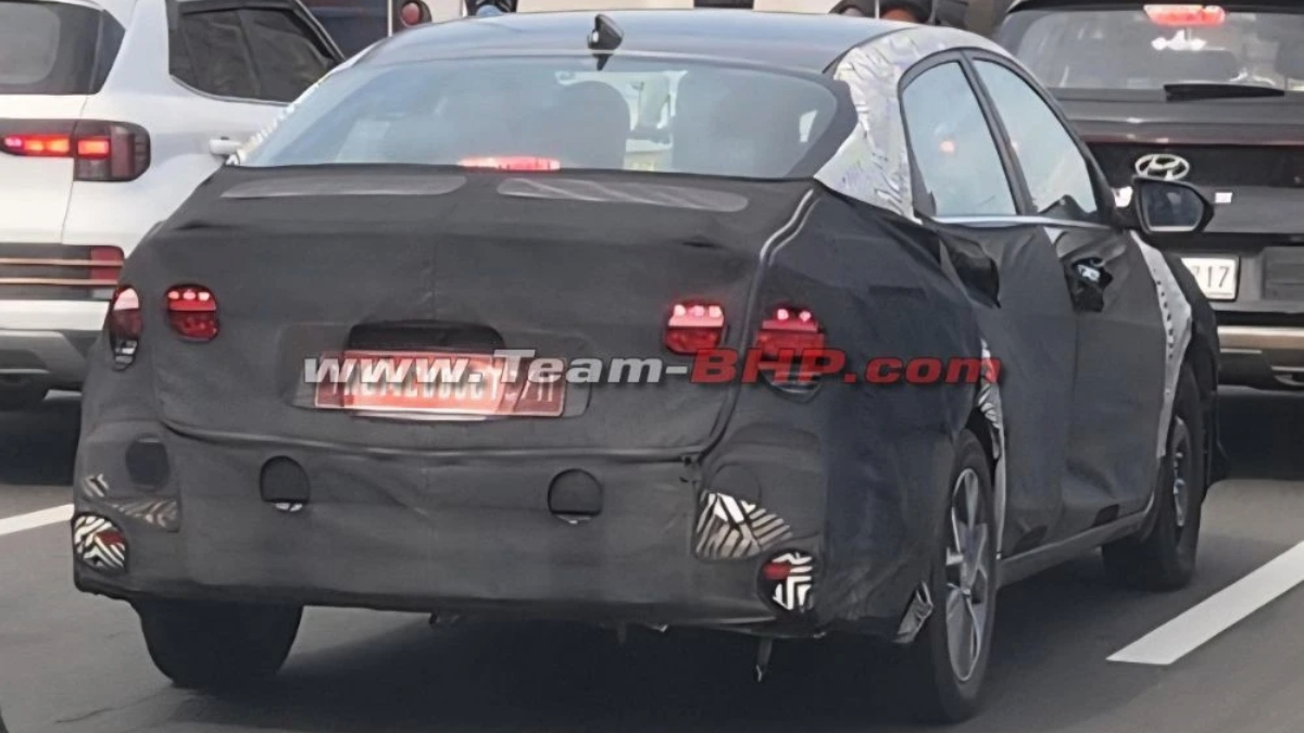 2026 Hyundai Verna Facelift Spotted Testing