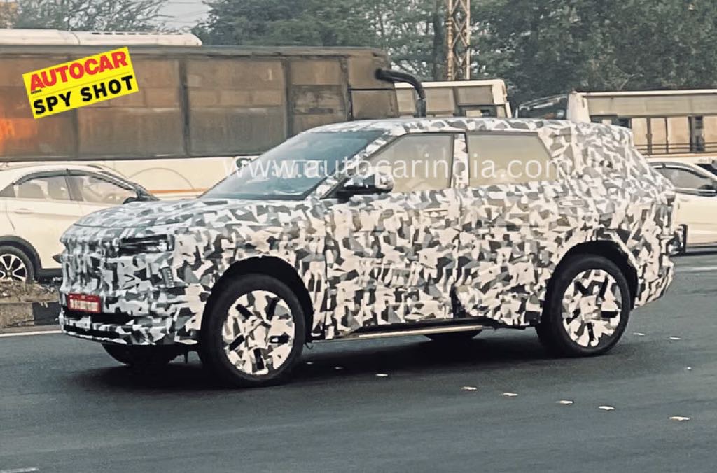Mahindra BE.07 Electric SUV Spotted Testing Ahead Of 2027 Launch