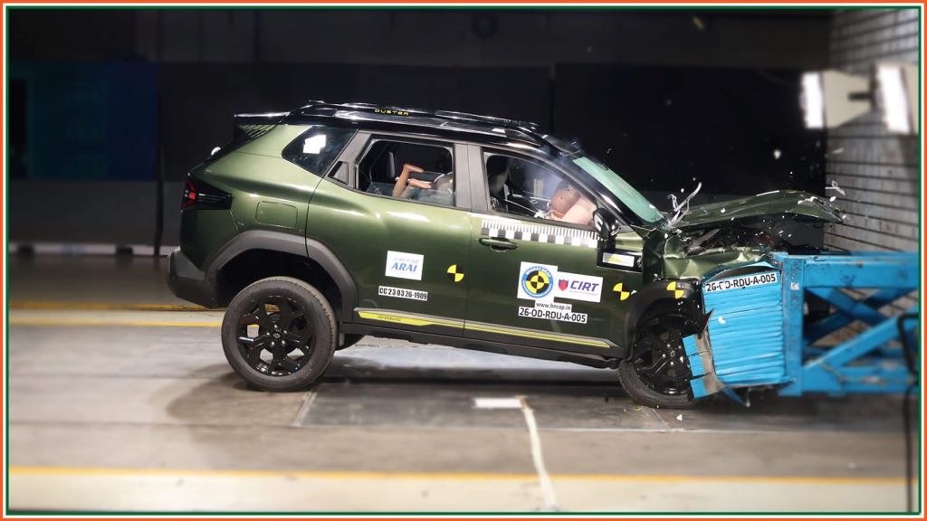 Renault Duster Secures 5 Star Rating In Bharat NCAP Crash Tests