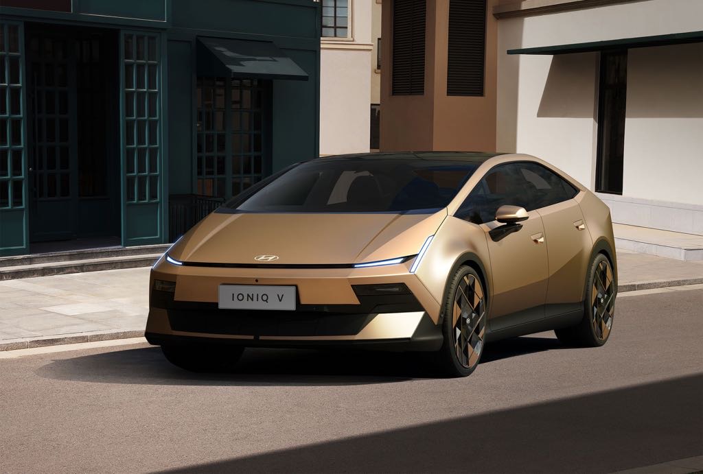 Hyundai IONIQ V Electric Sedan Concept Revealed