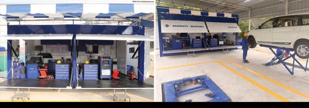 Maruti Suzuki India Rolls Out ‘Quickstop’ Compact Service Format