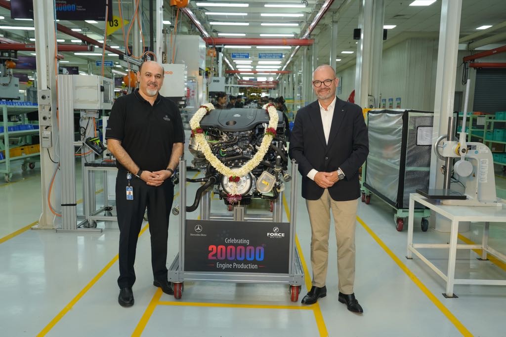 Force Motors Produces 2,00,000th Mercedes-Benz Engine At Chakan Facility