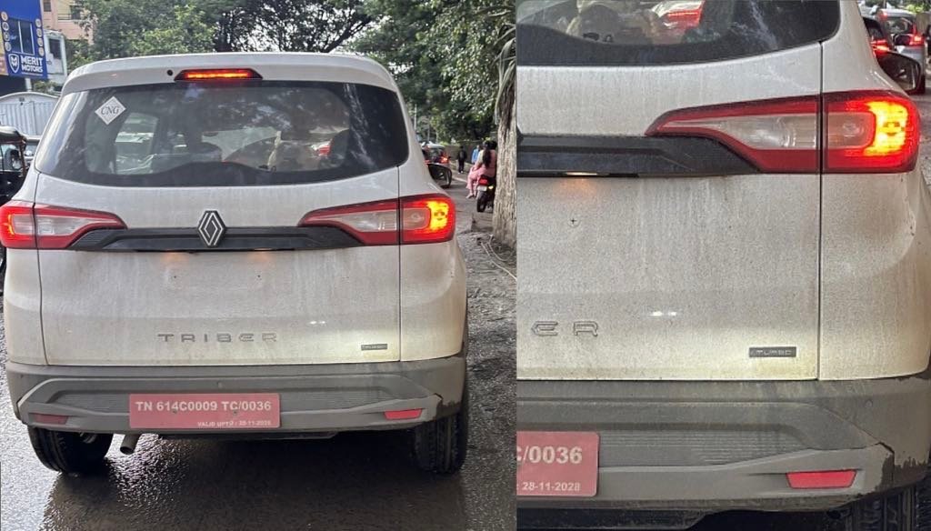 Renault Triber Turbo CNG Spotted Testing, Could Get Twin-Cylinder Setup