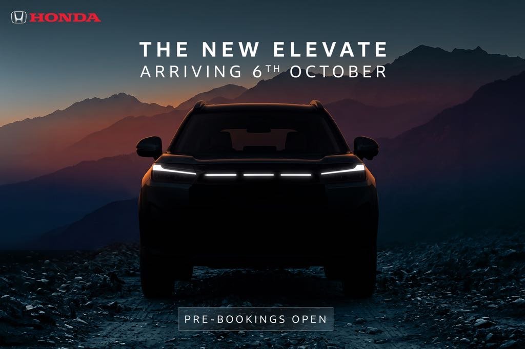Honda Elevate Facelift Pre-Bookings Open Ahead Of October 6 Launch